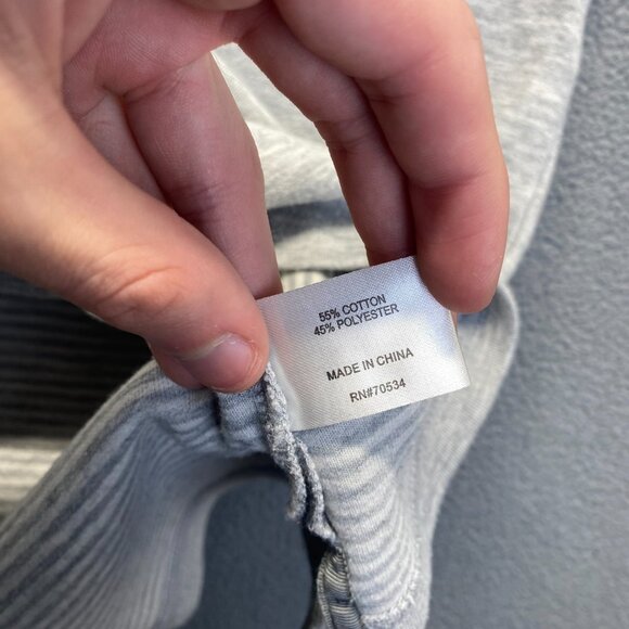 Orvis‎ Sweatshirt Mens Size Large Grey  Quarter Zip Mock Pullover - Picture 11 of 13